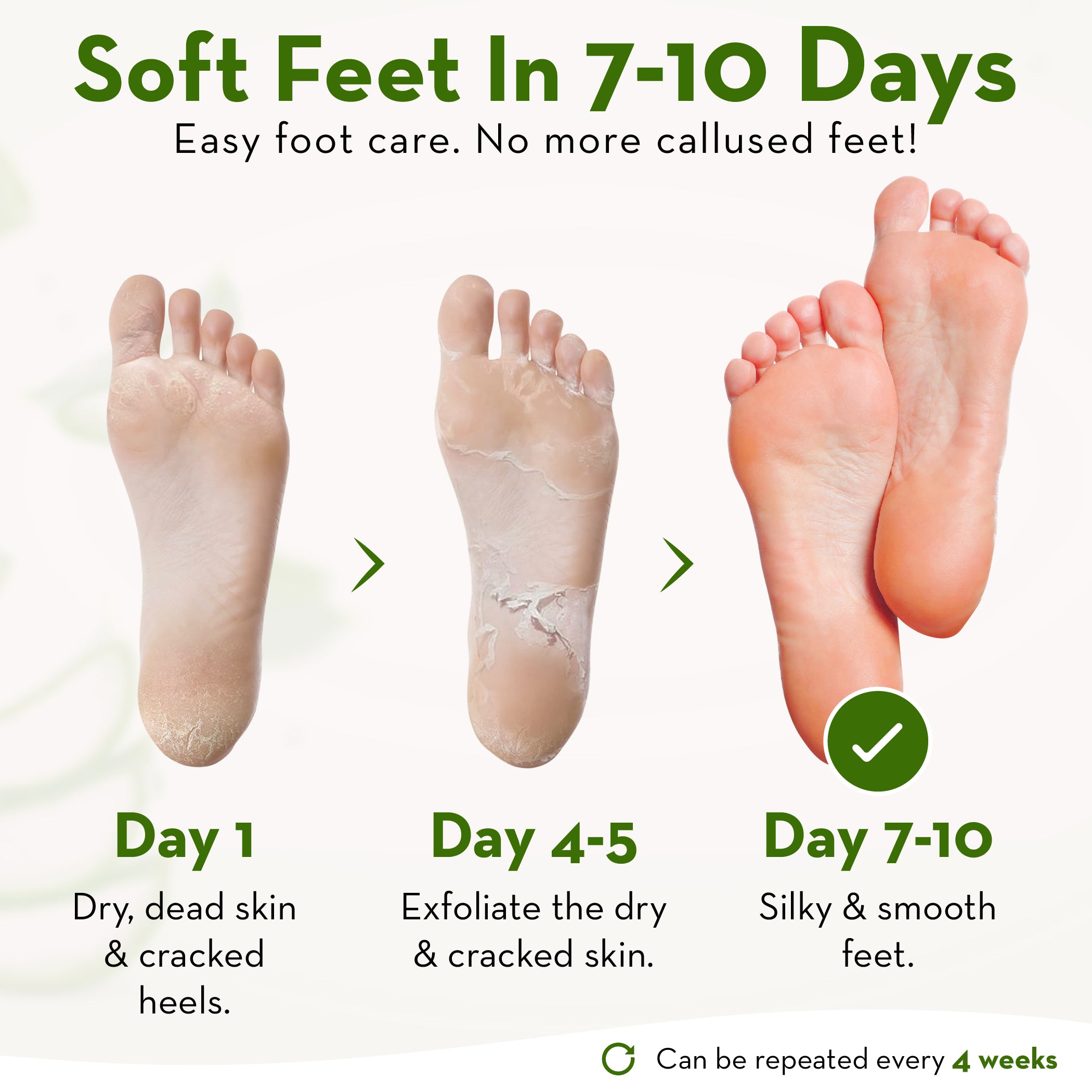 Aloe Vera Foot Peel Mask 2 Pack