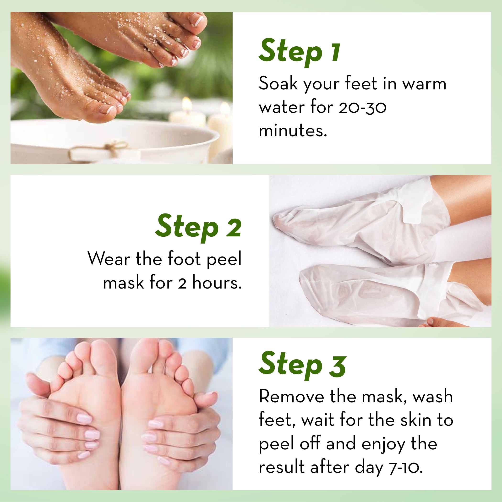 Aloe Vera Foot Peel Mask 2 Pack